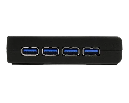 StarTech 4 Port Black SuperSpeed USB 3.0 Hub — vue 2