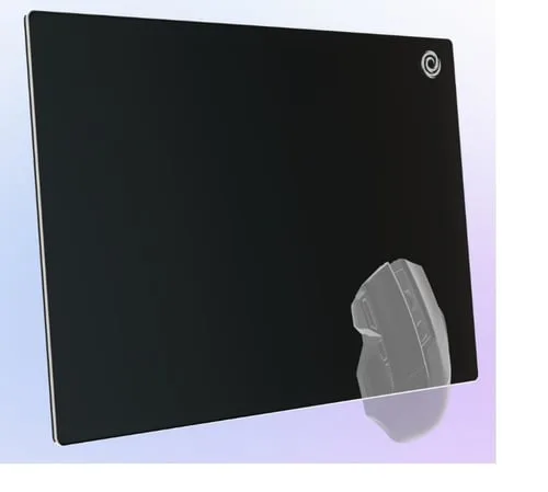 Oniverse Obsidian Logo Tapis en verre - S/Noir — vue 2