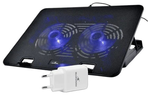 Bluestork Support ventilé 17" + Chargeur USB-C GaN 20W — vue 1