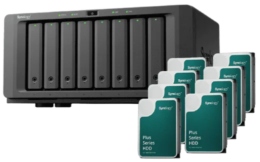 Synology DS1825+ - 8 baies avec 8 disques de 4To HAT3300-4T — vue 1