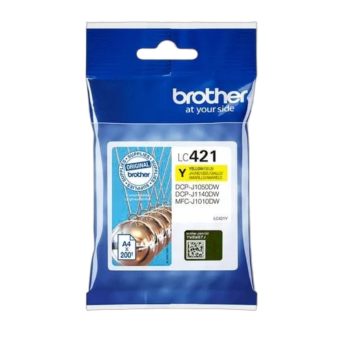Brother - Jaune - LC421Y — vue 1