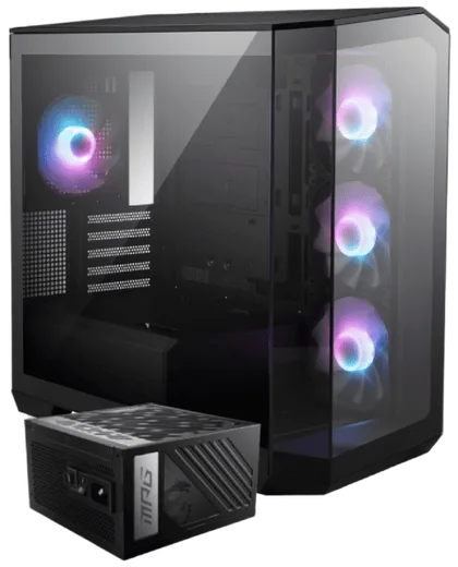 MAG PANO M100R PZ Noir + MPG A1000GS PCIE5 Noir#