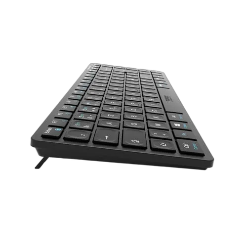 Port Mini keyboard - Sans fil - Noir — vue 5