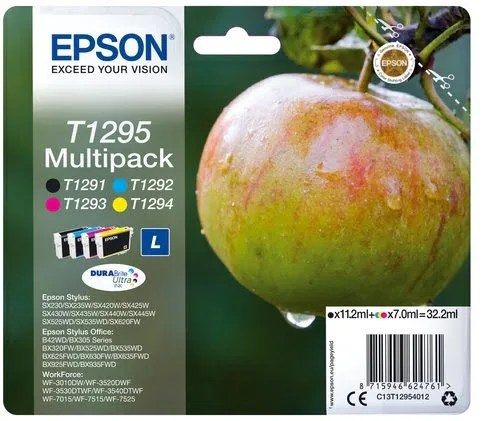 Epson - Noir, Cyan, Magenta, Jaune - C13T12954012 — vue 1