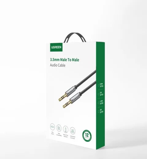 UGREEN Câble audio Jack 3.5mm mâle/mâle - 1m — vue 2