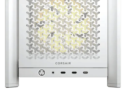 Corsair FRAME 4000D LCD RS ARGB + RM750e — vue 3