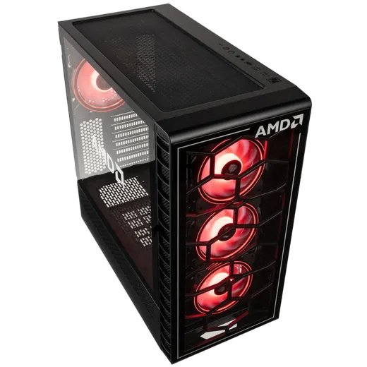 Kolink Observatory Y AMD SE, ARGB Midi-Tower - schwarz — vue 2