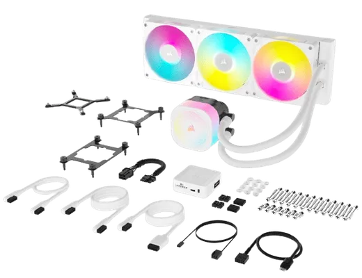Corsair iCUE LINK TITAN 360 RX RGB Blanc AIO/360mm — vue 8