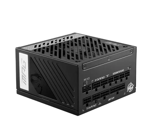 MSI MAG PANO M100R PZ Noir + MPG A1000GS + MAG CORELIQUID E360 — vue 10
