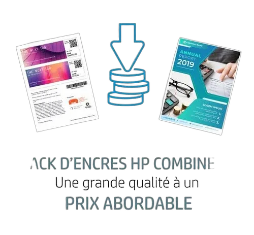 HP - Noir, Cyan, Magenta, Jaune - 6ZC72AE — vue 4