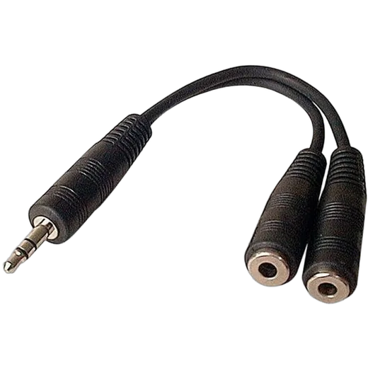 Doubleur Audio Jack 3.5 mâle/femelle — vue 1