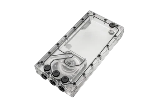 EK Water Blocks EK-Quantum Kinetic³ FLT 240 D5 PWM D-RGB - Plexi — vue 1