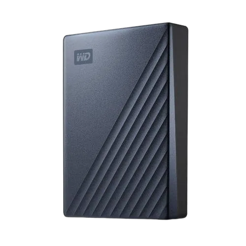 WD HDD EXT My Pass Ultra 4TB Blue — vue 3