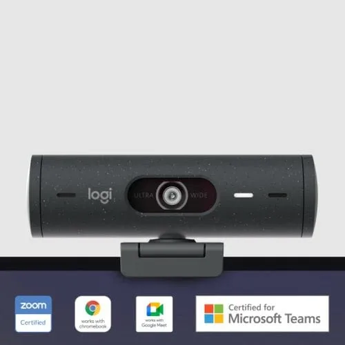 Logitech BRIO 500 HD — vue 3