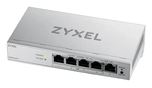 ZYXEL GS1200-5HP V3 5 PORT GIGA — vue 1