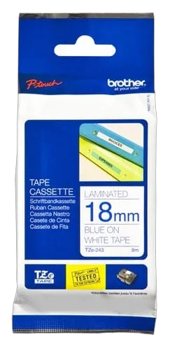 Brother Tape/blue-white 18mm f 3xx 5xx — vue 1