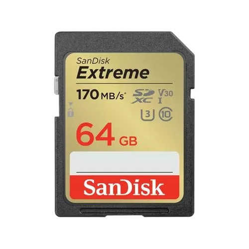 Sandisk EXTREME 64B SDXC MEMORY CARD — vue 1