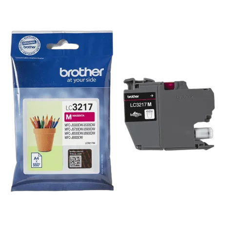 Compatible Brother Cartouche LC3217M Magenta — vue 4
