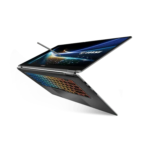 MSI Prestige N16 Flip AI+ C1XMT-001FRY - 16" OLED 4K+ Tactile RTX Spark N1x 128Go 2To W11P — vue 16
