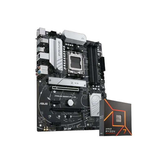 Asus Bundle Asus PRIME B650-PLUS + R7 7700X — vue 1