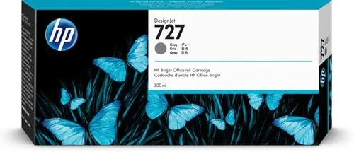 HP Ink Cartridge/727 300ml DJ Photo Grey — vue 1