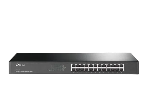 TP-Link 24 p 10/100M Switch 19 inch rack-mount — vue 1