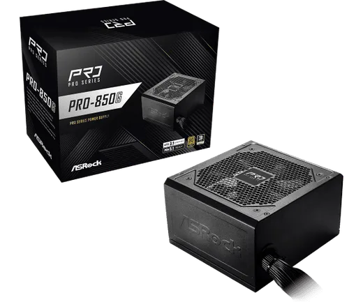ATX 850W - 80+ Gold - PRO-850G Noir