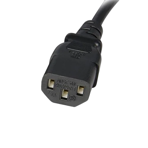 StarTech 1m PC Power Cord Extension C14 to C13 — vue 3