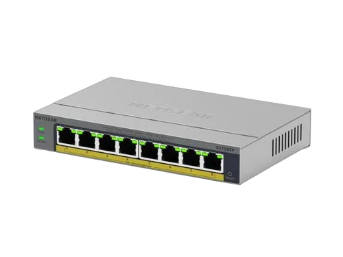 Netgear 8PT GB PLUS SWCH W/ POE+ — vue 3