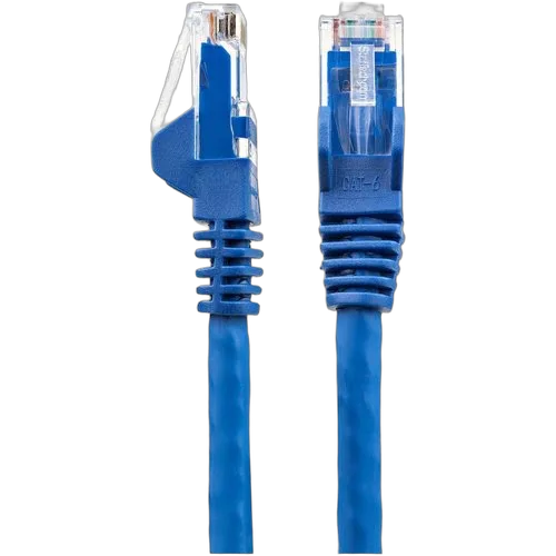 StarTech 5m LSZH CAT6 Ethernet Cable 10GbE Blue — vue 3