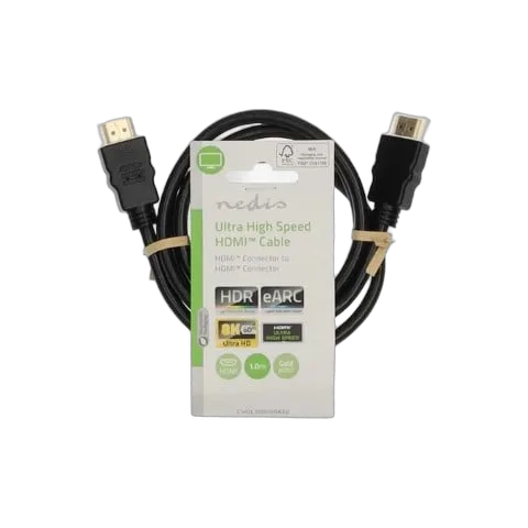 Nedis Câble HDMI HighSpeed mâle/mâle - 1m - Noir — vue 1
