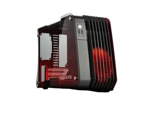 Enermax Steelwing Rouge - mT/Sans Alim/mATX — vue 1