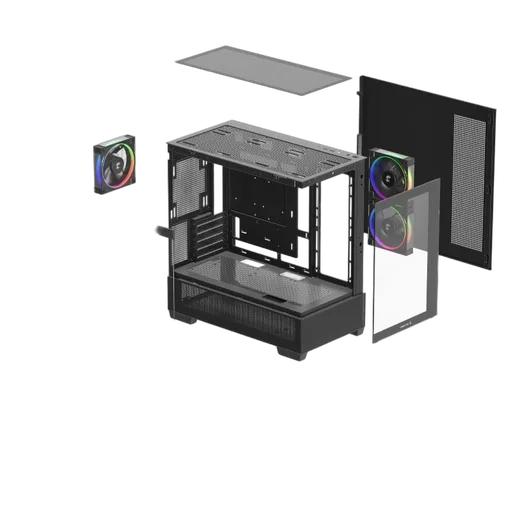 Deepcool CG380 3F Noir - MT/Sans Alim/mATX — vue 10