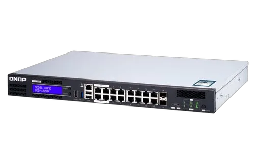 Qnap 16 1GbE PoE ports+2 RJ45+SFP+combo port — vue 7