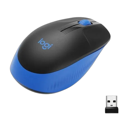Logitech M190 Full-size wireless mouse - BLUE — vue 10