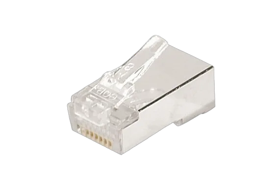 Connecteur RJ45 CAT5e STP MonoBrin+Peigne - par 10 — vue 1