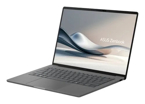 Asus Zenbook A14 UX3407QA - 14" OLED FHD+ Snapdragon X1-26-100 32Go 1To W11P — vue 3