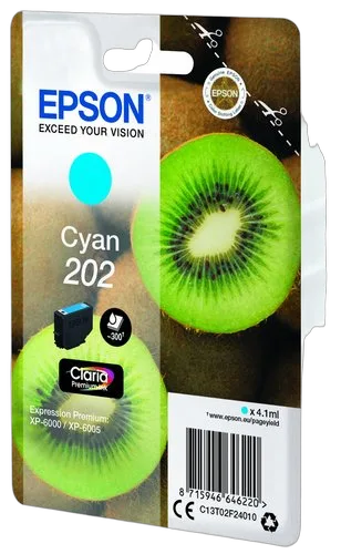 Epson Ink/202 Kiwi 4.1ml CY — vue 3