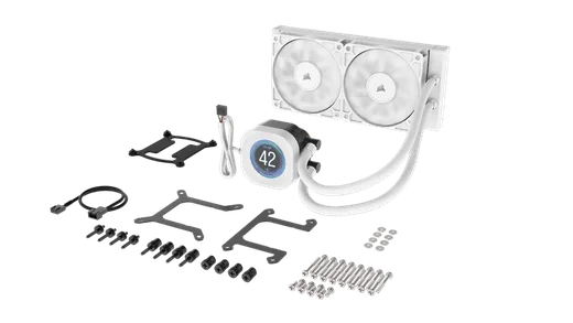 Corsair NAUTILUS 240 RS LCD - 240mm - Blanc — vue 5