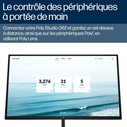 HP POLY STUDIO G62 VIDEO — vue 4