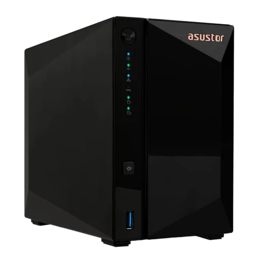 Asustor AS3302T v2 - 2 baies 2Go DDR4 — vue 2