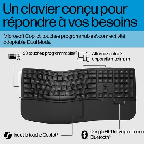 HP 685 CFT DUAL-MODE KBD — vue 6