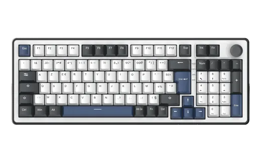 The G-LAB Keyz Elite 400 HE BW - Magnétique - Filaire - RGB - Bleu/Blanc — vue 1
