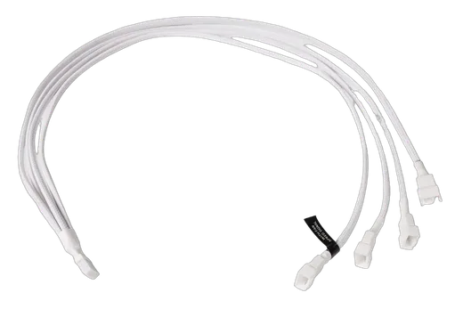 Répartiteur 1 vers 4 ventilateurs 4pin PWM Blanc