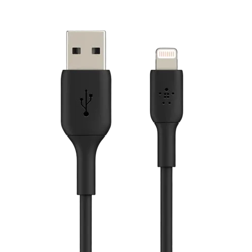 Belkin Lightning to USB-A Cable 1M Black — vue 3