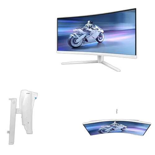 Philips Evnia - 34" CURVE UWQHD 180Hz Fast VA Ambiglow FreeSync Premium — vue 3