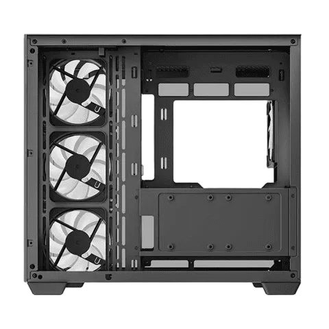 Deepcool CG530 4F Noir + MPG A1000GS PCIE5 + WaterForce X 280 — vue 3