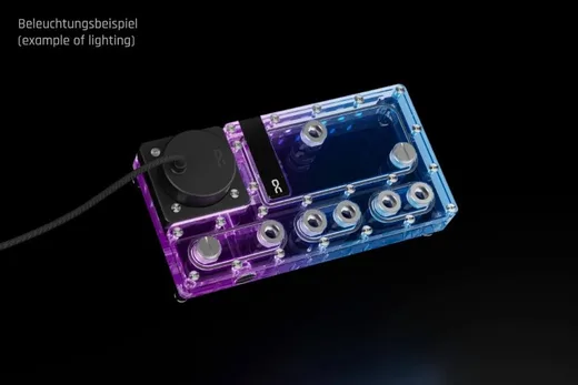 Alphacool Core Distro Plate 240 Droit V.2 avec pompe D5 Apex — vue 2