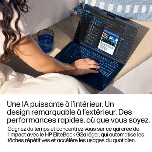 HP EliteBook X G2a 14" FHD+ 60Hz AI 7 Pro 450 32Go 512Go W11P — vue 8
