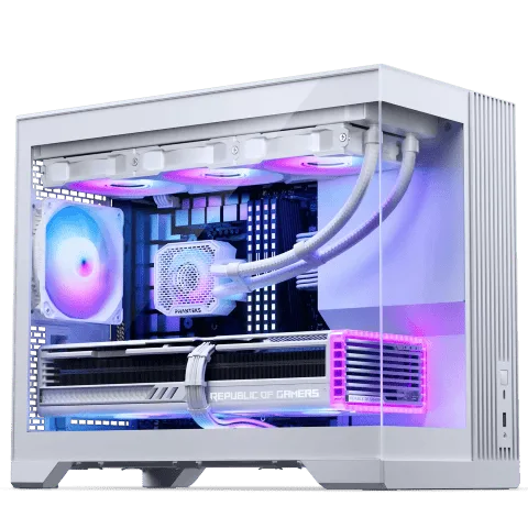 Phanteks XT V3 Blanc - mT/Sans Alim/mATX — vue 2
